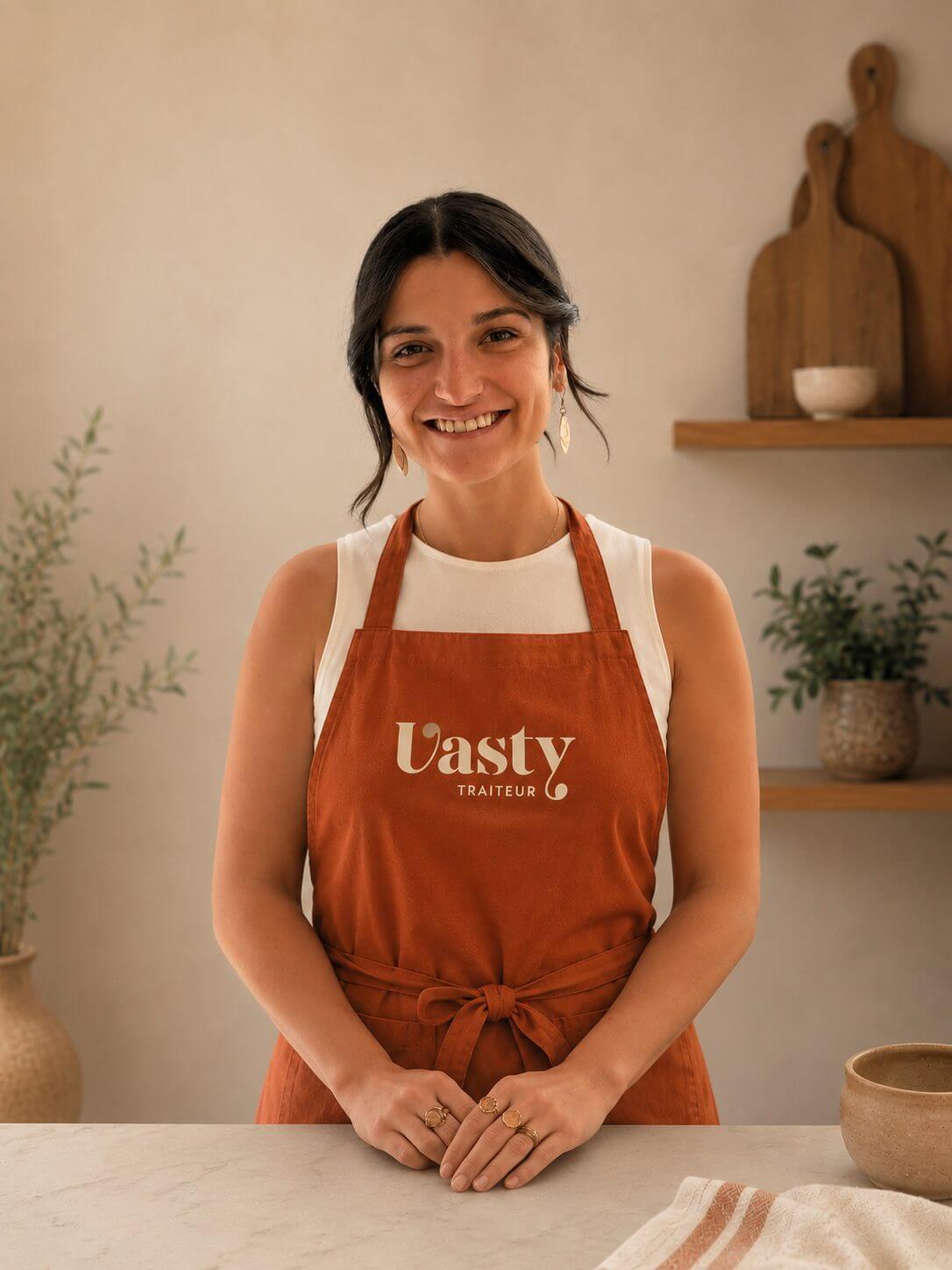 Vasthie Mazabrard, cheffe de Vasty Traiteur, traiteur événementiel à Aix-en-Provence